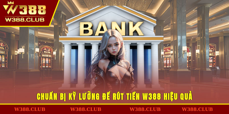 Chuẩn bị kỹ lưỡng để rút tiền W388 hiệu quả