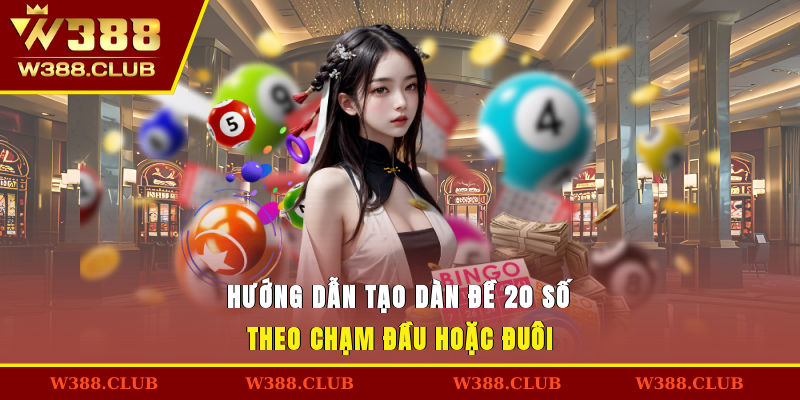 Hướng dẫn tạo dàn đề 20 số theo chạm đầu hoặc đuôi