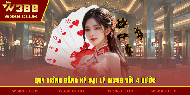 Quy trình đăng ký đại lý W388 với 4 bước