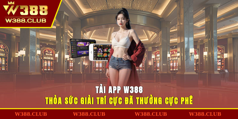 Tải App W388 – Thỏa Sức Giải Trí Cực Đã, Thưởng Cực Phê