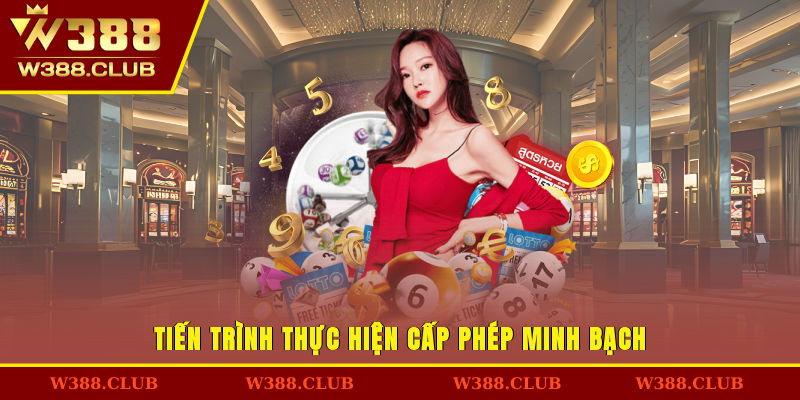 Tiến trình thực hiện cấp phép minh bạch