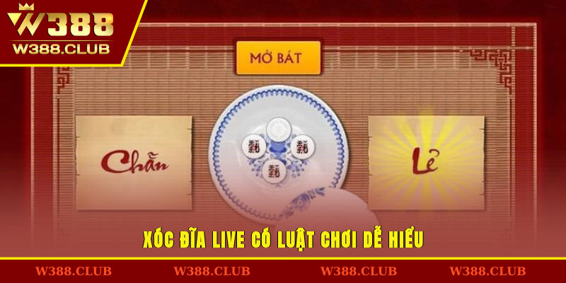 Xóc đĩa live có luật chơi dễ hiểu